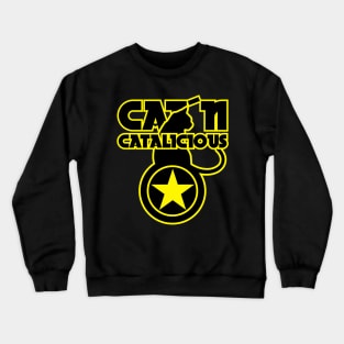 Catn Catalicious Captain Cat Birthday Gift 1 Crewneck Sweatshirt